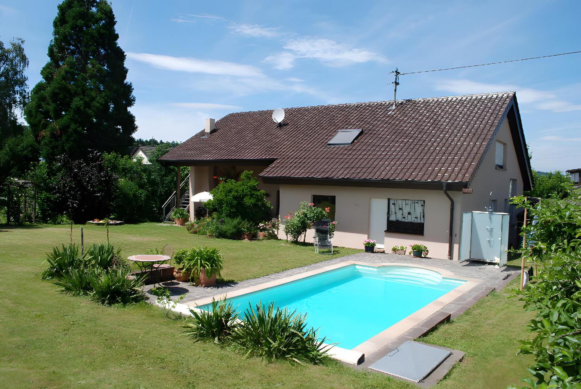 Ferienwohnung Mit Pool Straubenhardt ภายนอก รูปภาพ